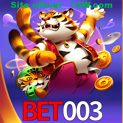 Imagem promocional da Bet003 mostrando a plataforma e suas vantagens